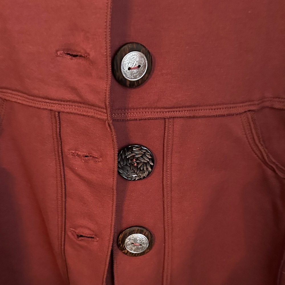 Neon Buddha Casual Button-Up Lightweight Jacket Blazer NWOT Size 1X - Picture 3 of 11